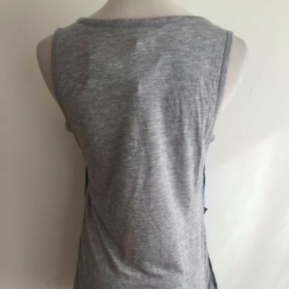 Philosophy Sleeveless Watercolor Asymmetric Top M - Picture 7 of 8